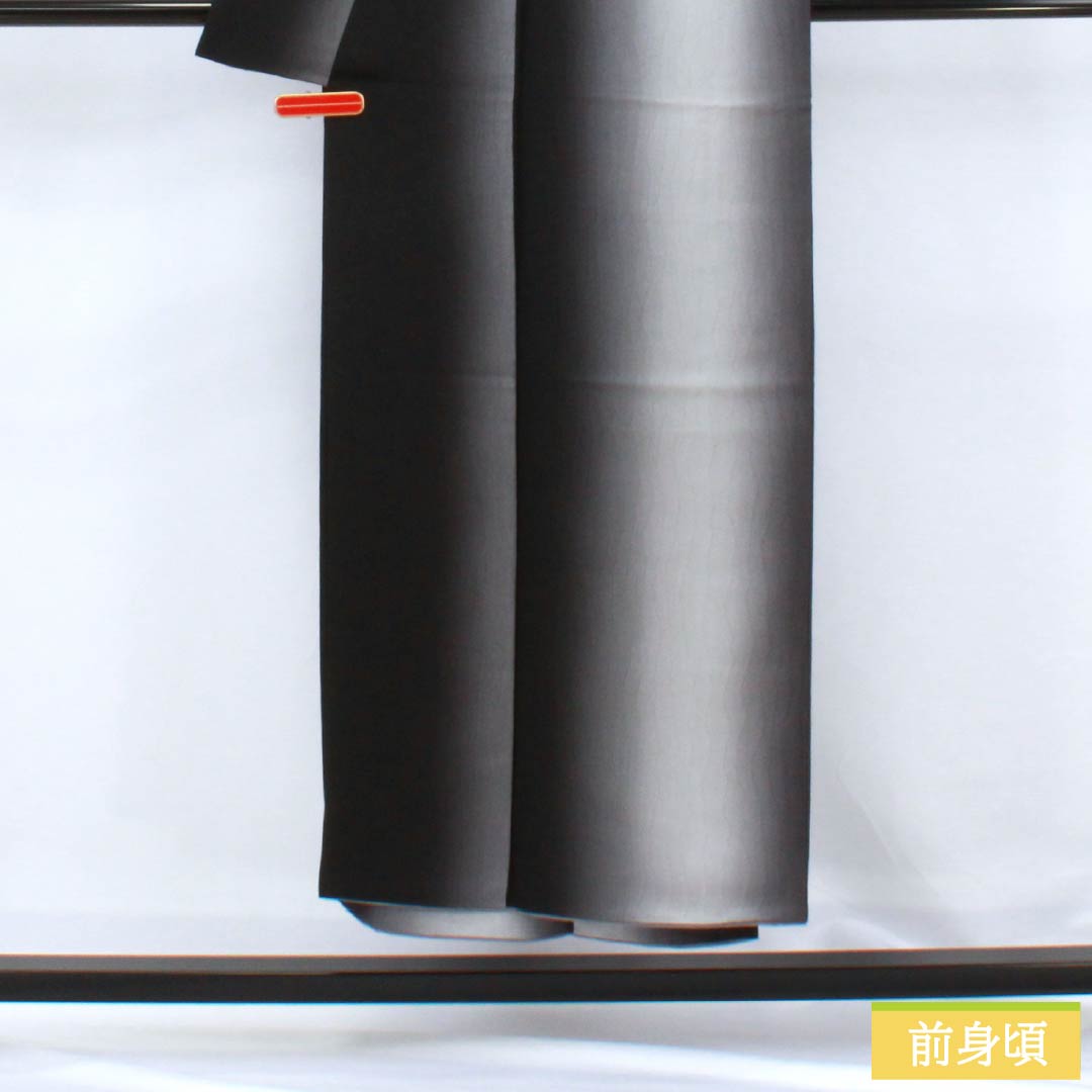 小紋 正絹 Aランク 身丈149cm 裄丈64cm 袷 縦ぼかし シルクガード モノトーン 1115007233127