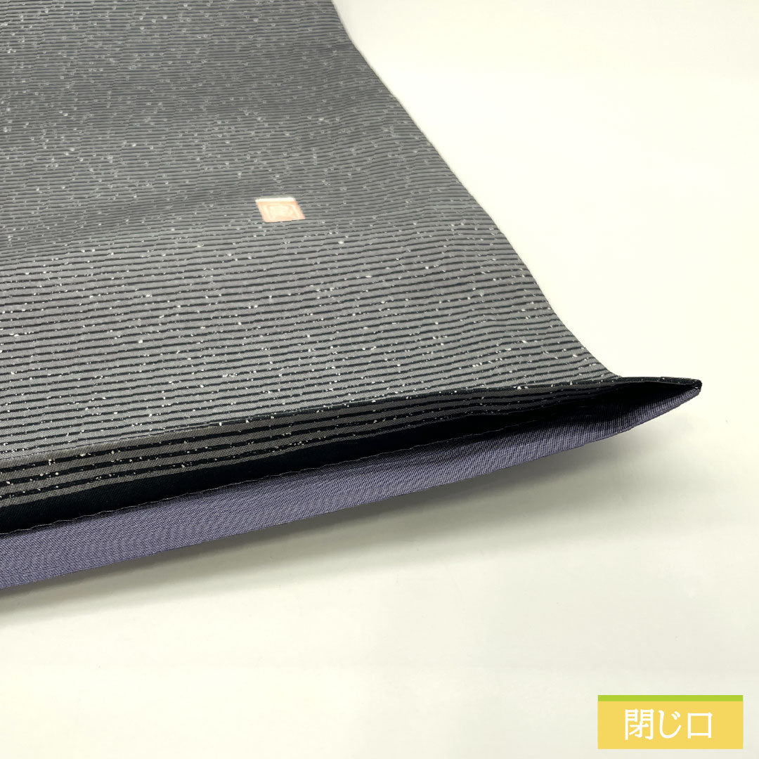 袋帯 正絹 Sランク 染め帯 作家物 型染模様   帯丈446cm ポイント柄 カジュアル グレー系 1123017392322