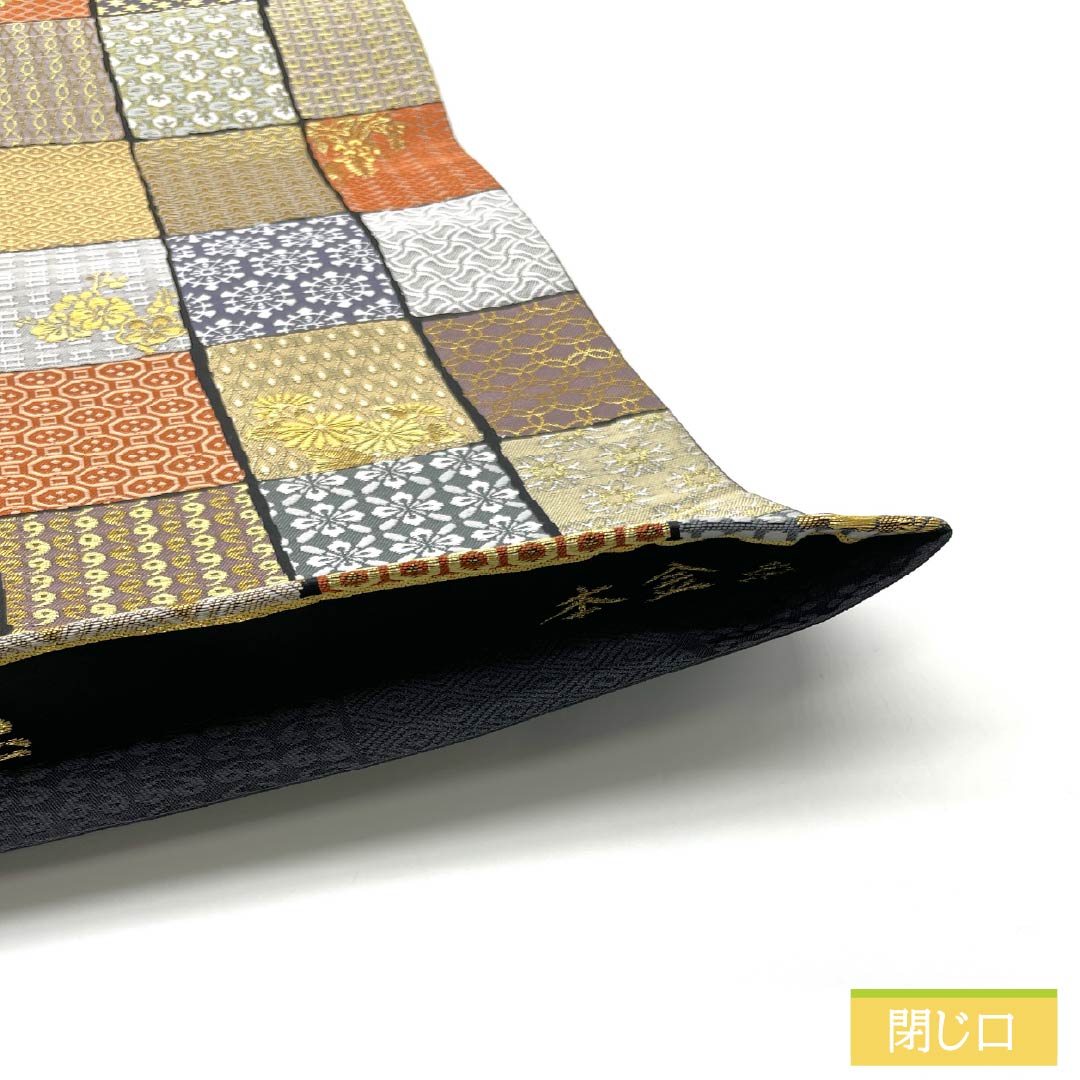 袋帯 正絹 Sランク 吉祥三十三宝 本金糸 古典柄 七宝 綾紗型 帯丈450cm 六通 セミフォーマル グラデーション系 1123015982499
