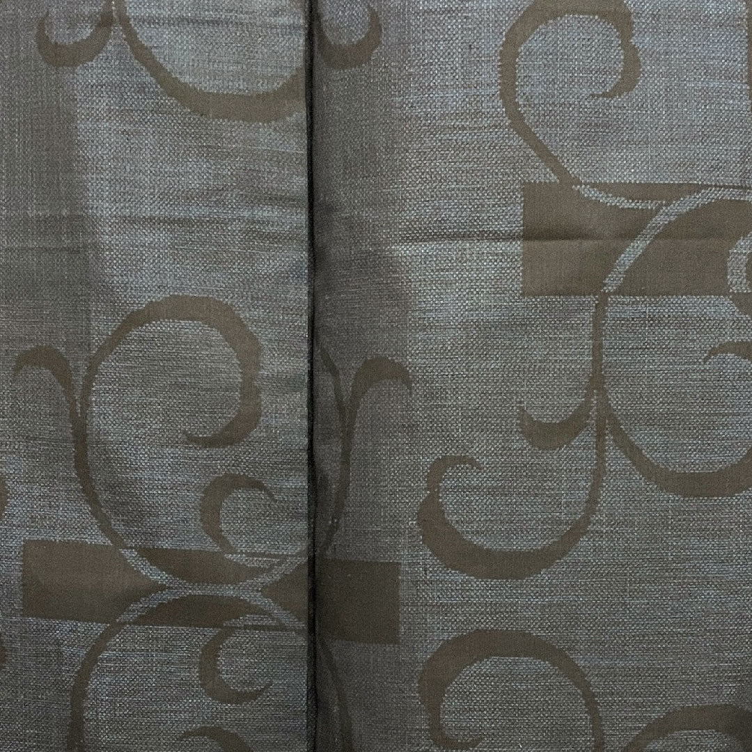 大島紬 身丈158.5cm 裄丈62.5cm 本藍染 12マルキ 経緯絣 蔦模様 正絹 Sランク 袷 紺系 1116001602318