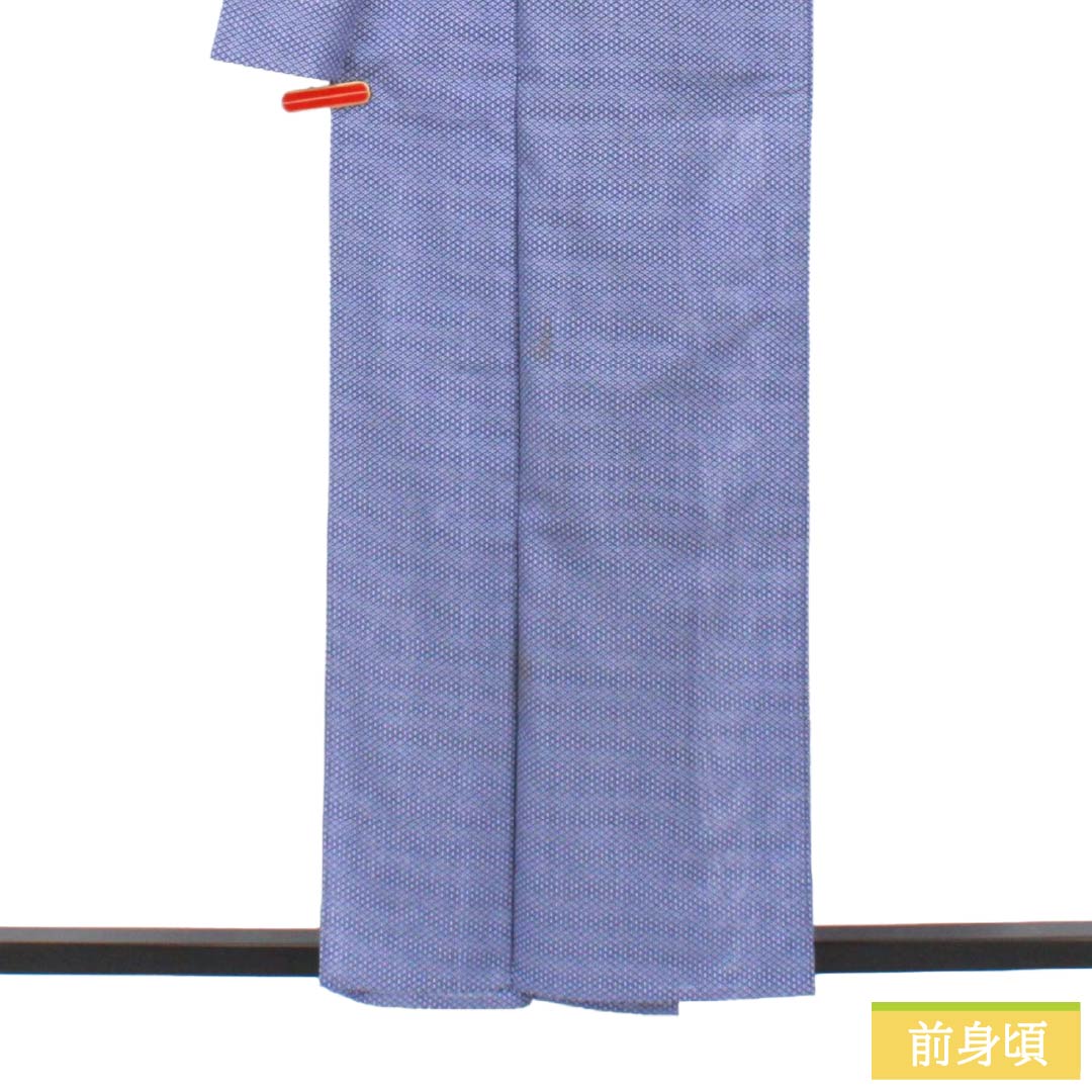 リサイクル着物】夏物 ポリエステル 小紋 Aランク 身丈158cm 裄丈65cm