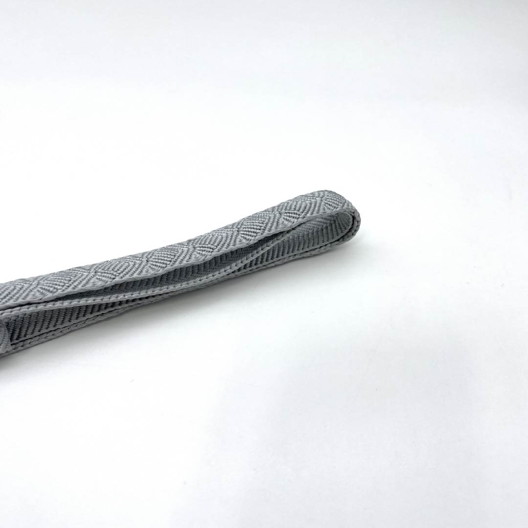 （新古品） 帯締め・帯揚げセット 正絹 NEWランク 薄鈍色（うすにびいろ） 喪服用 長さ約163cm 幅約1.5cm フォーマル グレー系 1141000201322