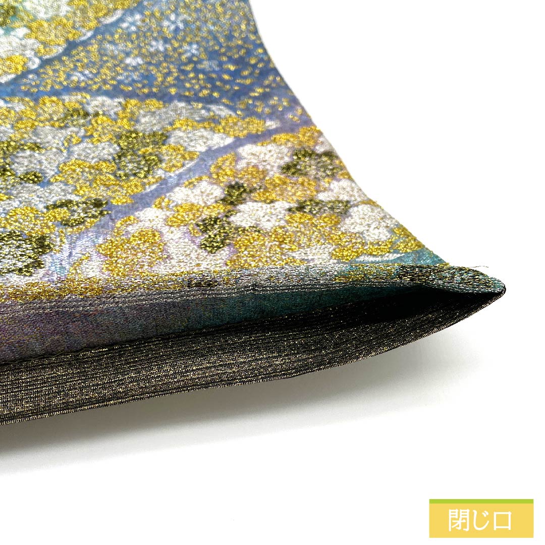 袋帯 正絹 グラデーション 桜 帯丈460cm Sランク 全通 フォーマル グラデーション系 1123011902499