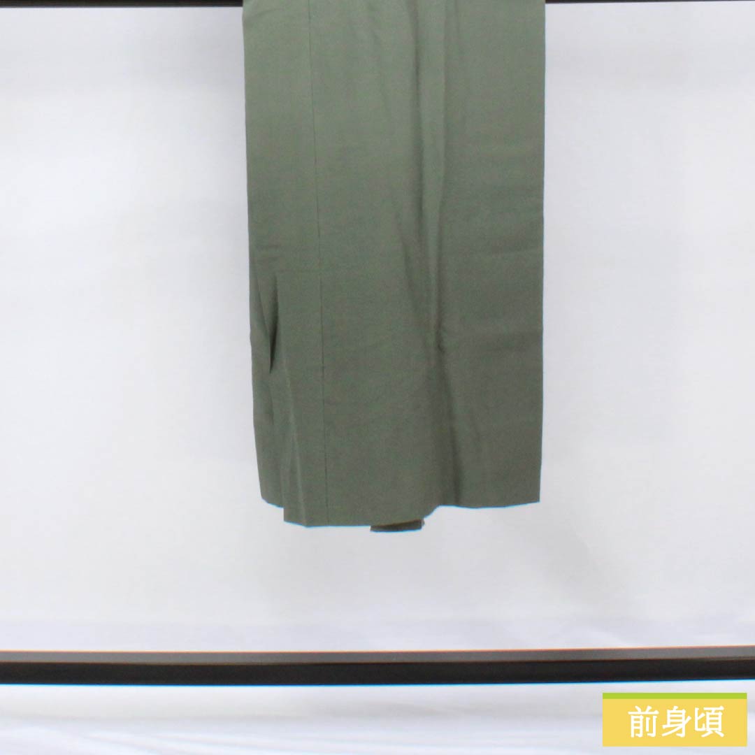 Men's Nagajuban (long under-kimono), Pure Silk, Grade A, Length 133cm, Sleeve Length 66cm, Chigusa Nezuiro (Chigusa Gray), Daimyo Procession, Mount Fuji Design, Single-Layer, Gray, Item Number 1140000603322