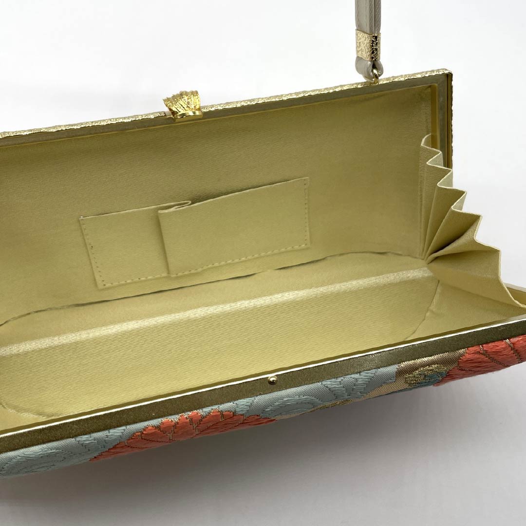 （新古品）草履バッグセット フォーマル Aランク 菊 帯地 Mサイズ 金系 1133000473321