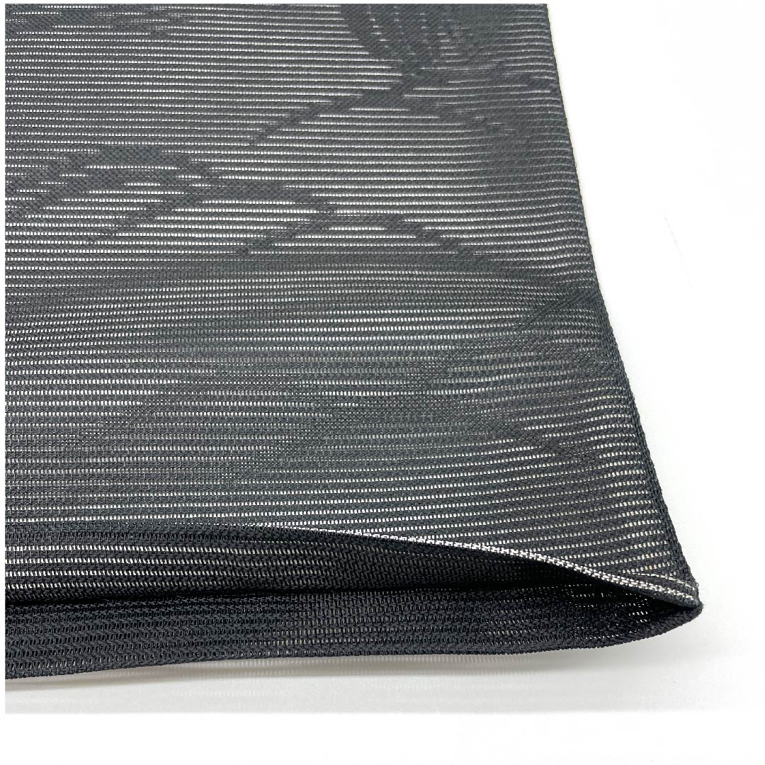 袋帯 夏帯 黒色 帆舟 夏物 帯丈444cm ポリエステル Aランク 六通 セミフォーマル 黒系 1123008553310