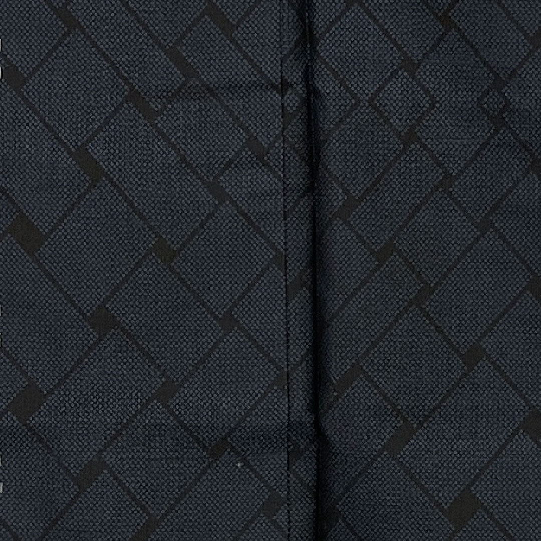 大島紬 身丈158cm 裄丈63cm 正絹 Sランク 袷 紺系 1116000512318