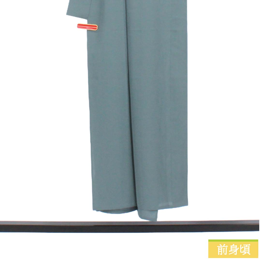 リサイクル着物】夏物 正絹 色無地 Sランク 身丈145.5cm 裄丈61.5cm