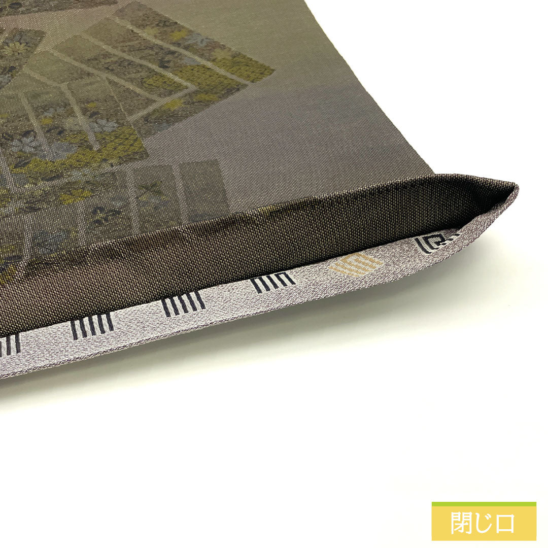 リサイクル着物】袋帯 正絹 Sランク 菱屋六右衛門 西陣織 幻の織 両面