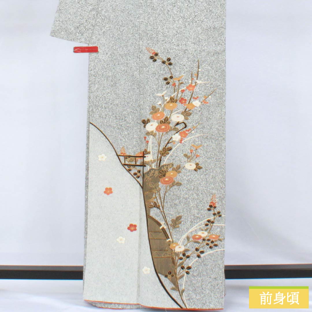 リサイクル着物】訪問着 正絹 Sランク 袷 身丈163cm 裄丈68cm 京友禅