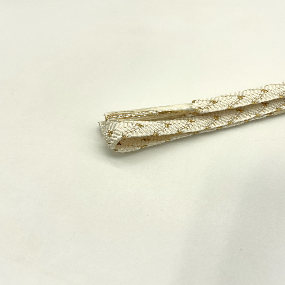 （新古品） 帯締め・帯揚げセット 正絹 NEWランク 乳白色（にゅうはくしょく） 留袖用 絞り 古典柄 長さ約160cm 幅約1.7cm フォーマル 白系 1141000371311