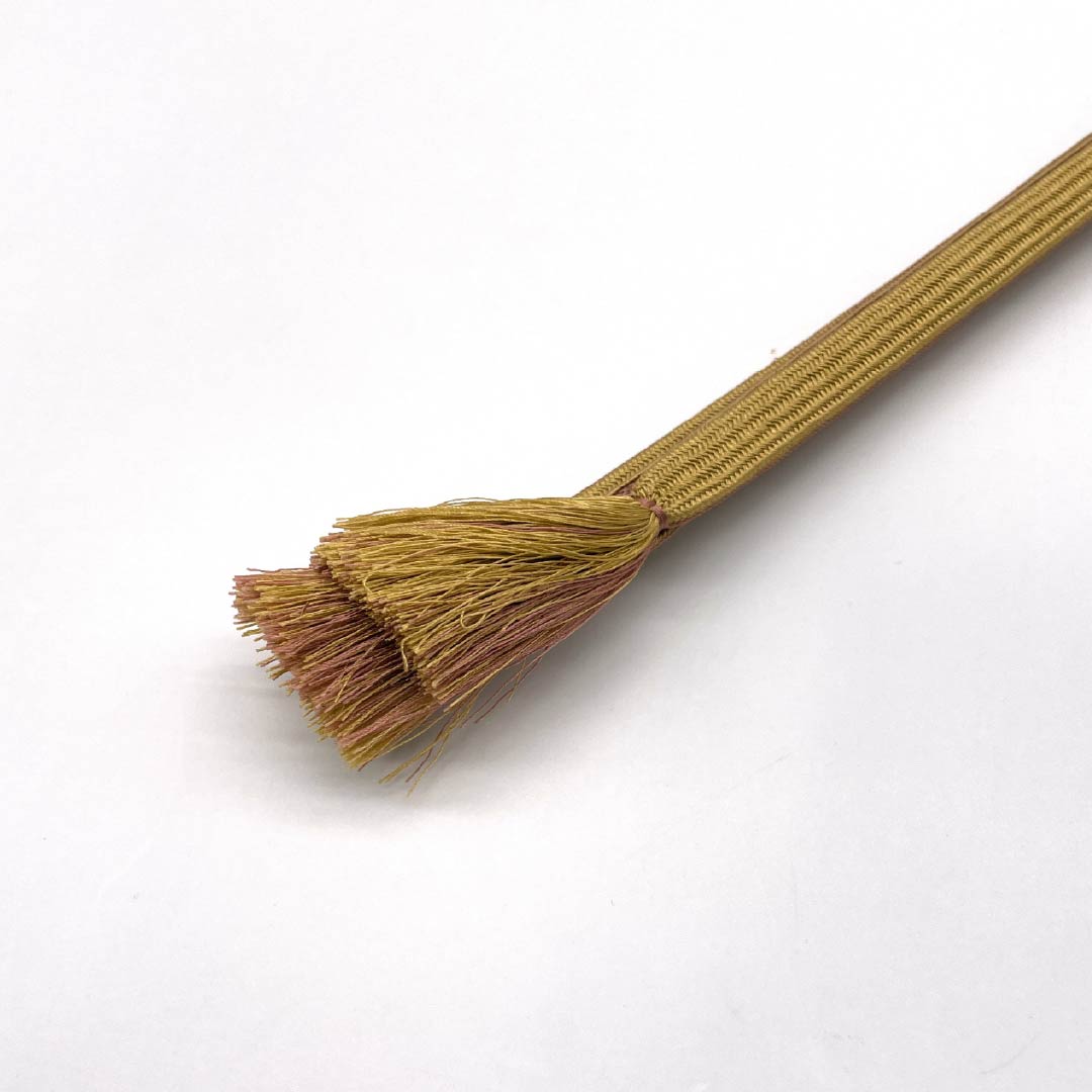 （新古品） 帯締め・帯揚げセット 正絹 Sランク 玉蜀黍色（とうもろこしいろ） 長さ約152cm 幅約1.2cm セミフォーマル 黄系 1141000092323