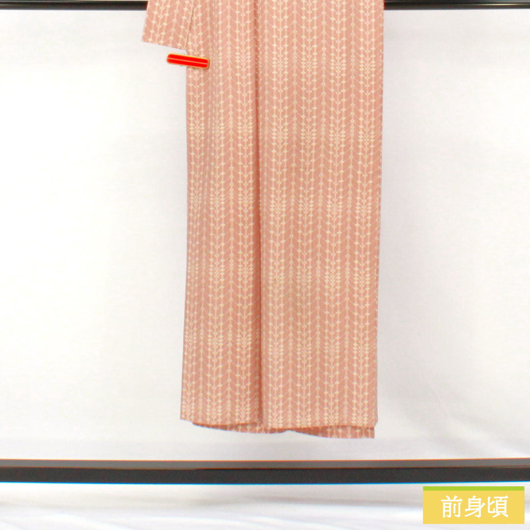 リサイクル着物】小紋 正絹 Aランク 身丈144.5cm 裄丈60.5cm 単衣 嵯峨