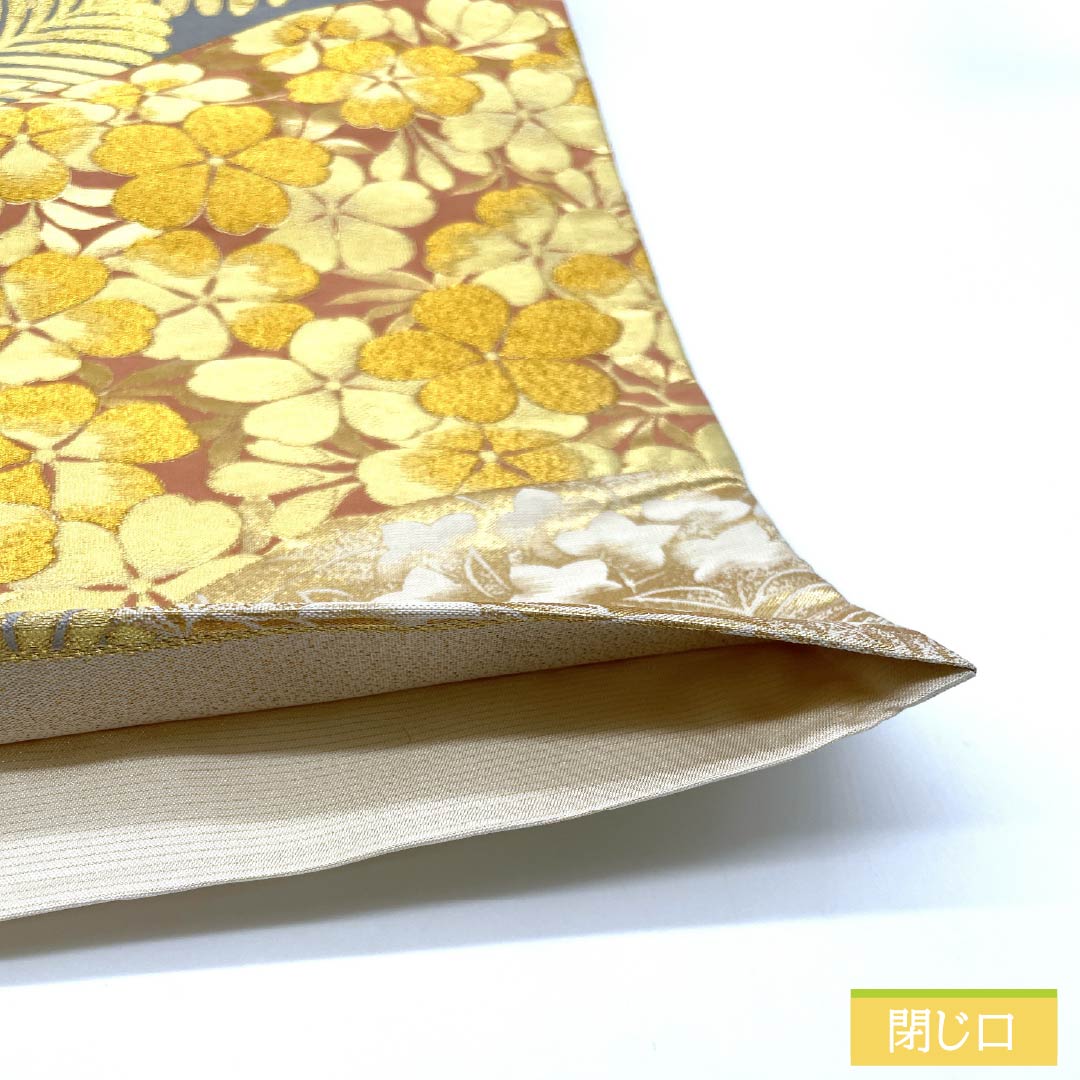 袋帯 正絹 留袖用 振袖用 扇面 楓 帯丈434cm Sランク 六通 フォーマル グラデーション系 1123013382399