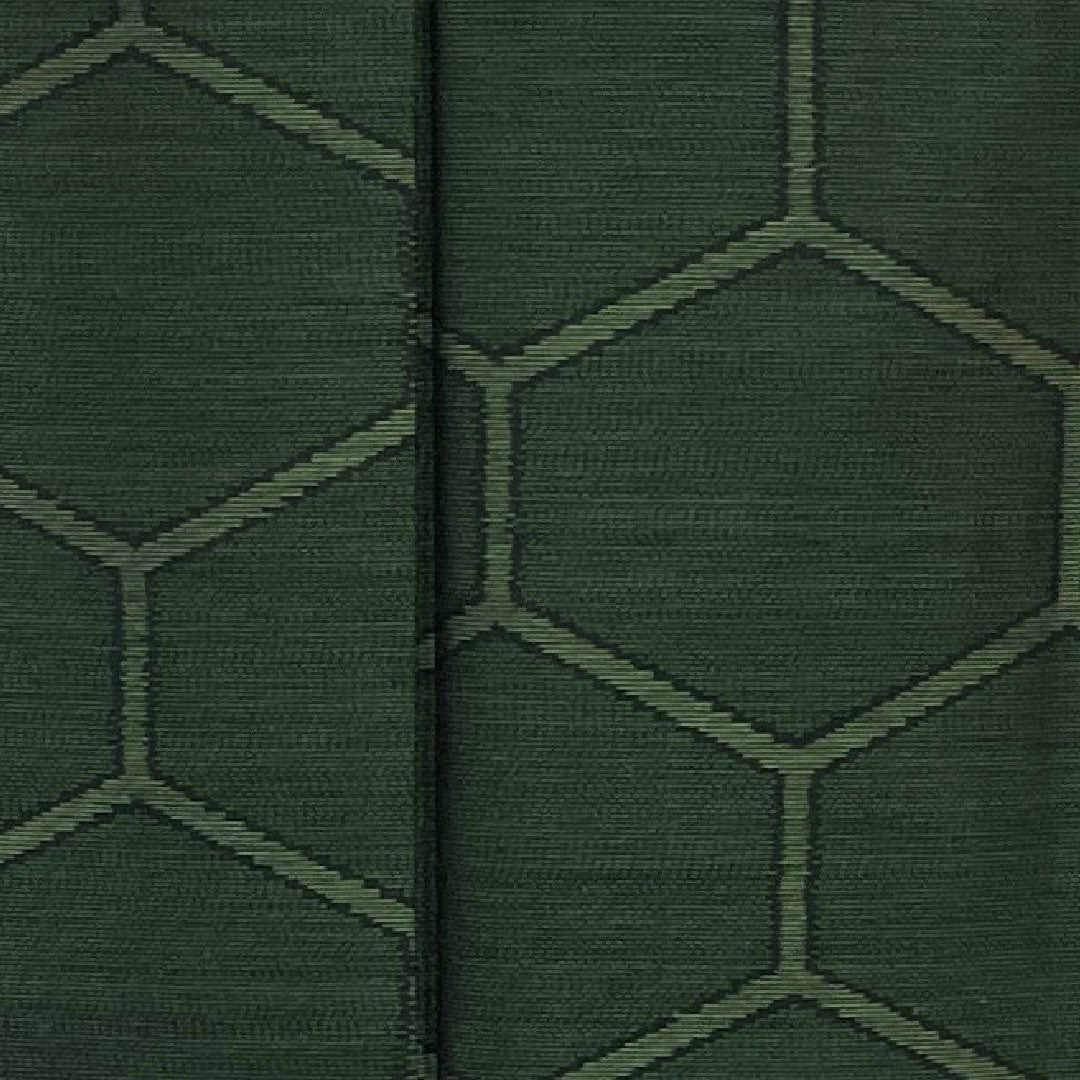 大島紬 身丈166cm 裄丈67cm 緯総絣 亀甲 正絹 Bランク 袷 緑系 1116001554519