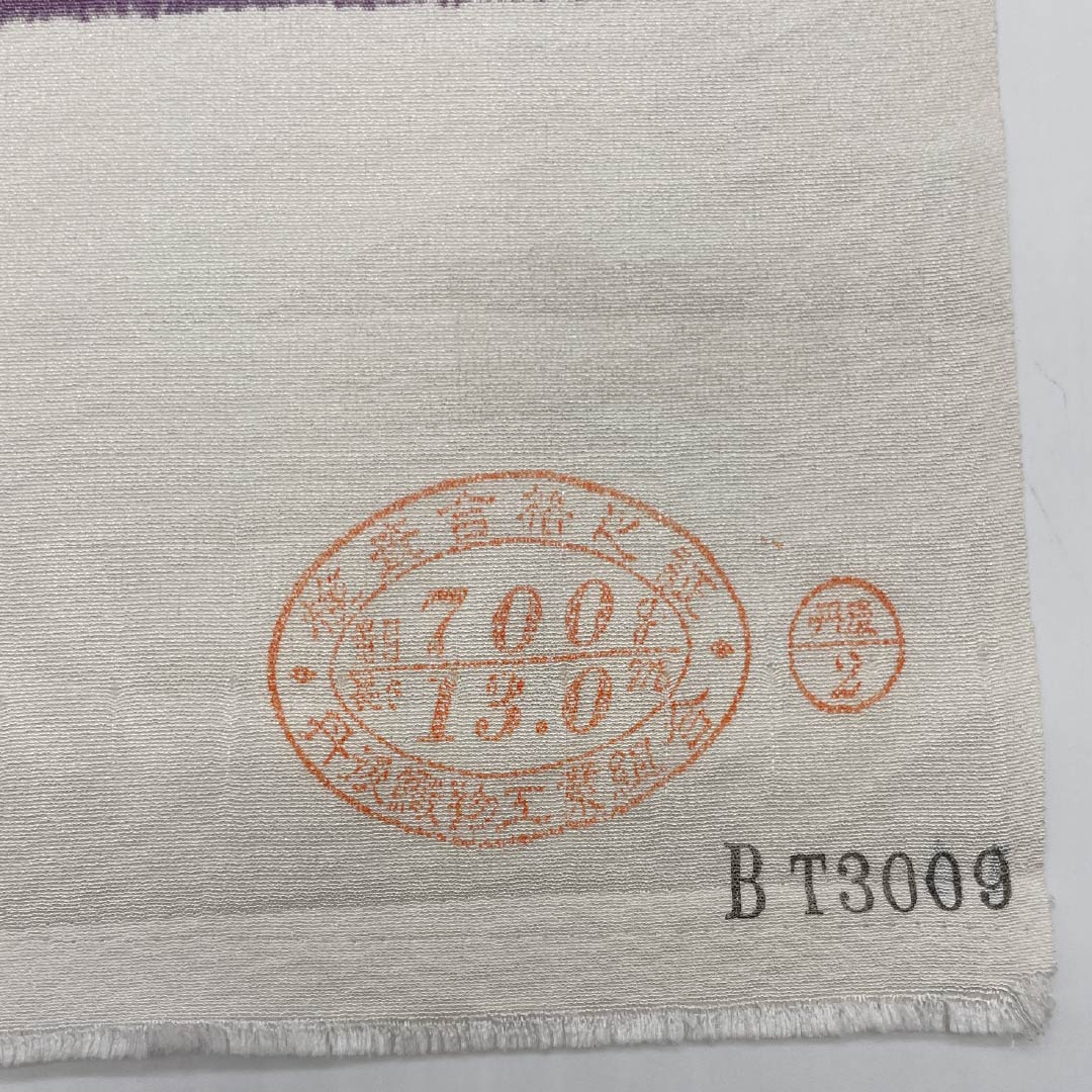 Fabric Komon Pure Silk Light Purple Kyoto Wisteria Tango Chirimen Silk Crepe New Rank Gray 1130001181922