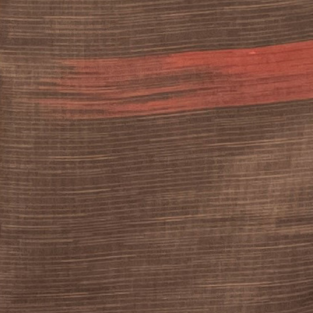 大島紬 身丈159.5cm 裄丈60.5cm 黒鳶色 横縞 縞大島 正絹 Bランク 袷 茶系 1116001714314