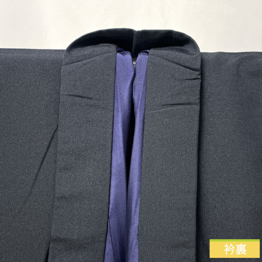リサイクル着物】男物 正絹 Sランク 身丈140cm 裄丈69cm 紬地 無地 袷