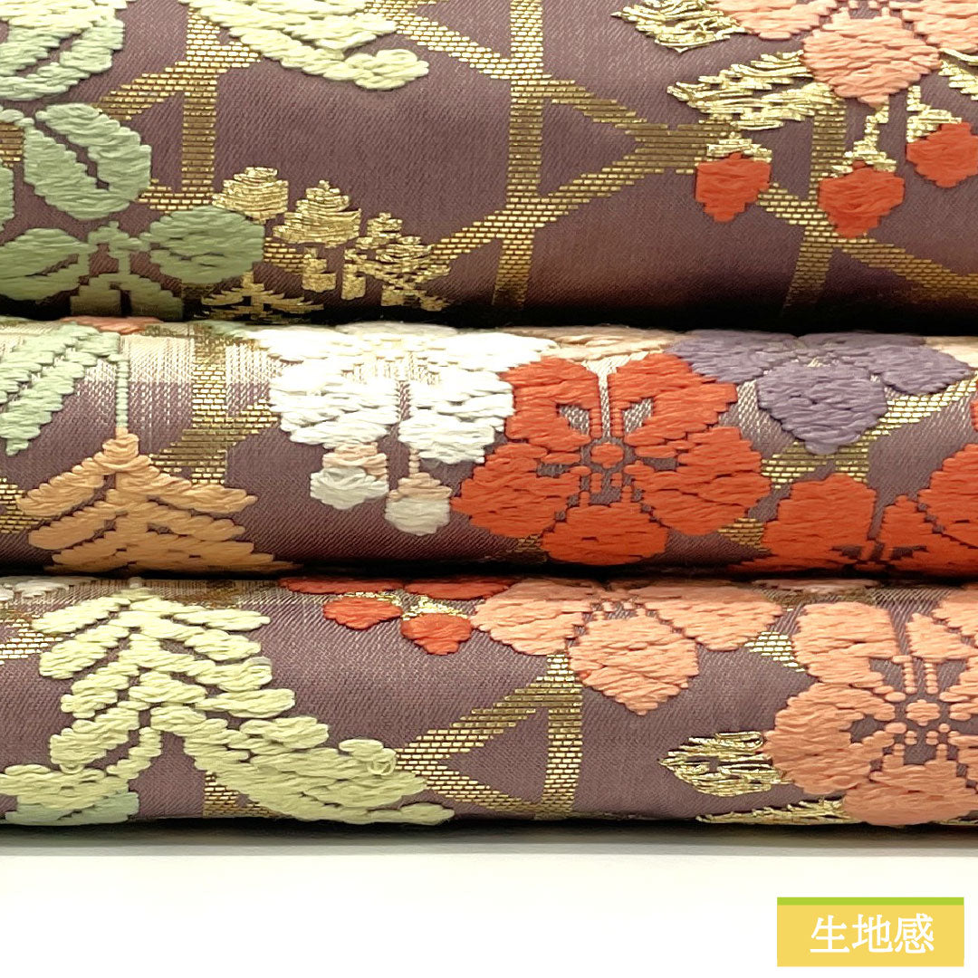 （未仕立）袋帯 正絹 Aランク 山口織物 西陣織 唐織 吉祥文様  帯丈432cm 六通 フォーマル グラデーション系 1123016993399