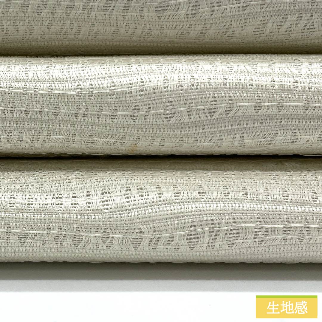 袋帯 正絹 乳白色色（にゅうはくしょくいろ） 蔦 葡萄 帯丈446cm Aランク ポイント柄 カジュアル 白系 1123012383311