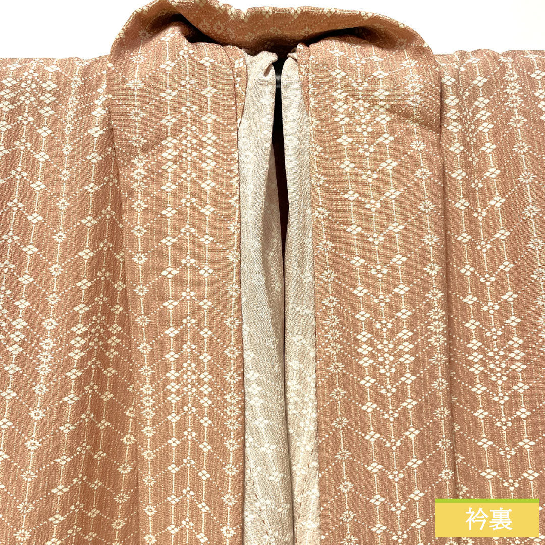 リサイクル着物】小紋 正絹 Aランク 身丈144.5cm 裄丈60.5cm 単衣 嵯峨