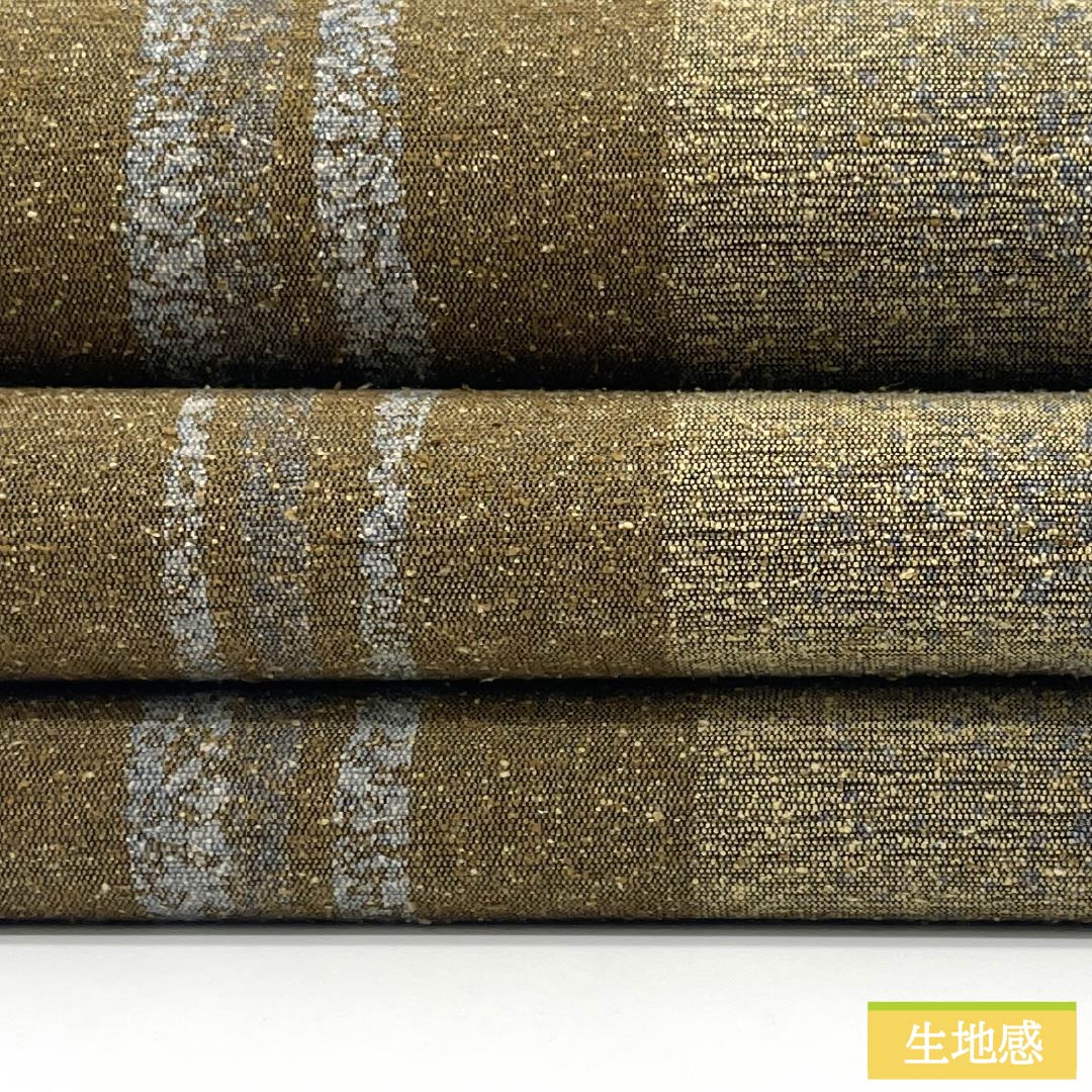 袋帯 正絹 Sランク タタキ染め 染め帯 リバーシブル 縞模様 帯丈440cm 全通 カジュアル グラデーション系 1123016002399