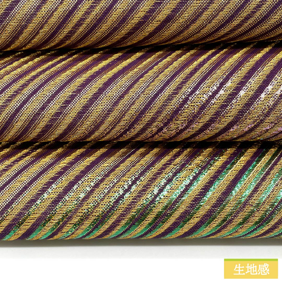 Silk Fukuro Obi for Furisode, Floral Pattern, Length 444cm, S Rank, Six-way, Formal, Gold, 1123013592321