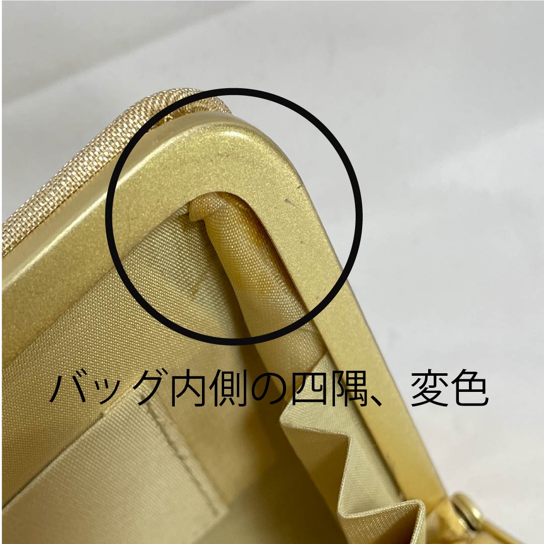 （新古品）草履バックセット フォーマル 金色（きんいろ） 未使用品 古典柄 花柄 Lサイズ 金系 Aランク 1133000193421