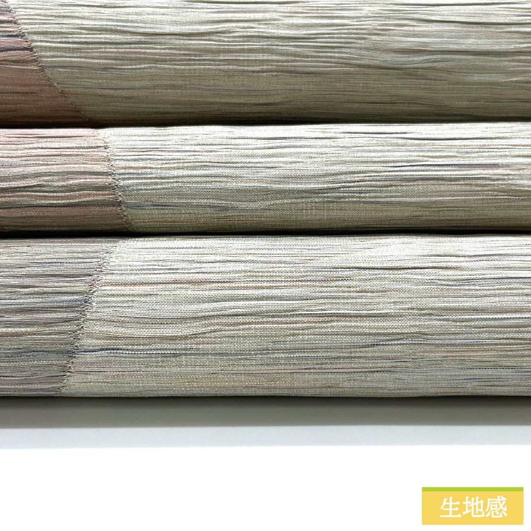 リサイクル着物】袋帯 正絹 博多織 抽象模様 小森草木染工房 帯丈452cm