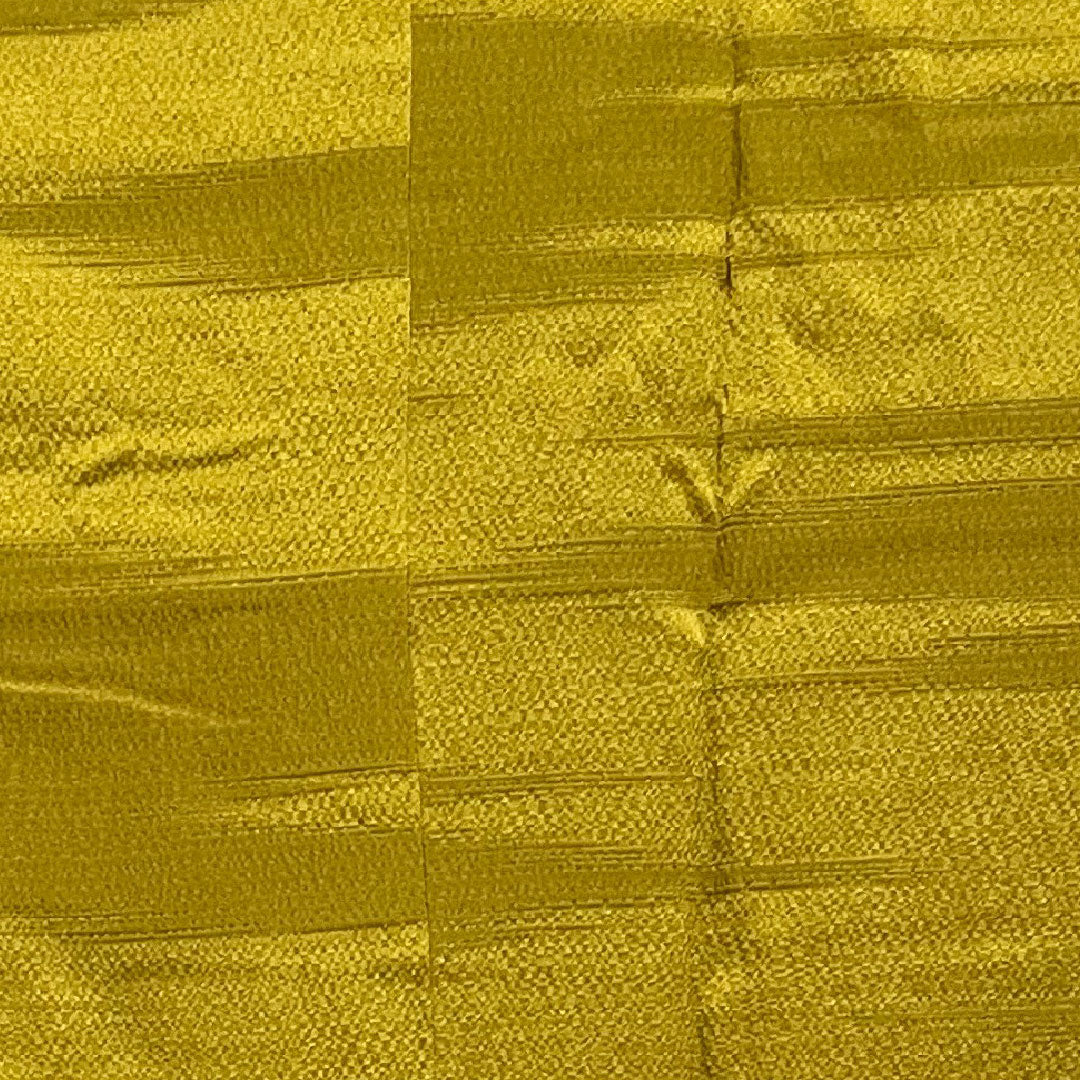 Michiyuki coat, length 99.5cm, sleeve length 68cm, warbler brown, reversible, haze pattern, pure silk, S rank, lined, yellow, 1117000232923