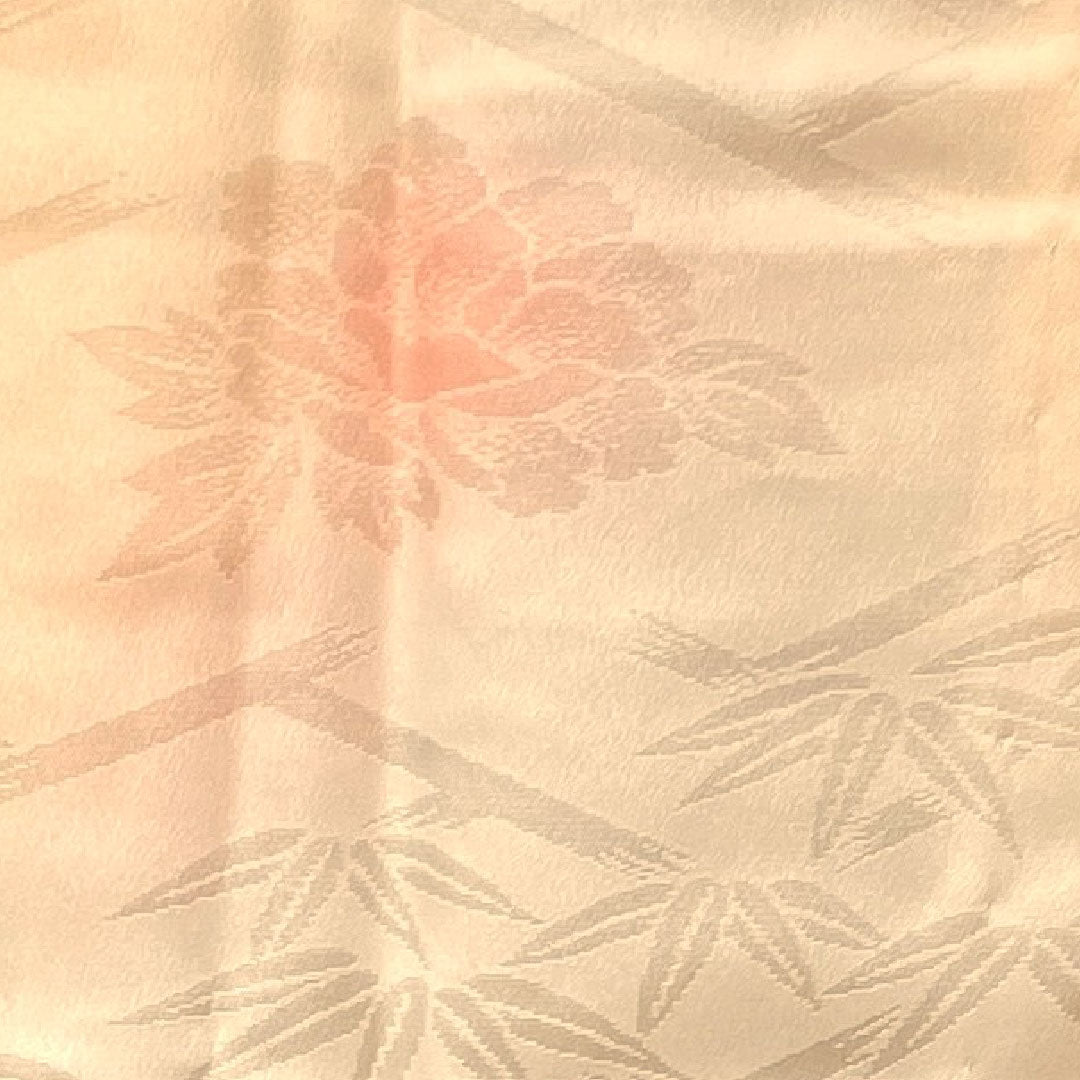 長襦袢 正絹 身丈134cm 裄丈65cm 袷  花模様 ボカシ染  Sランク ピンク系 1129000352413