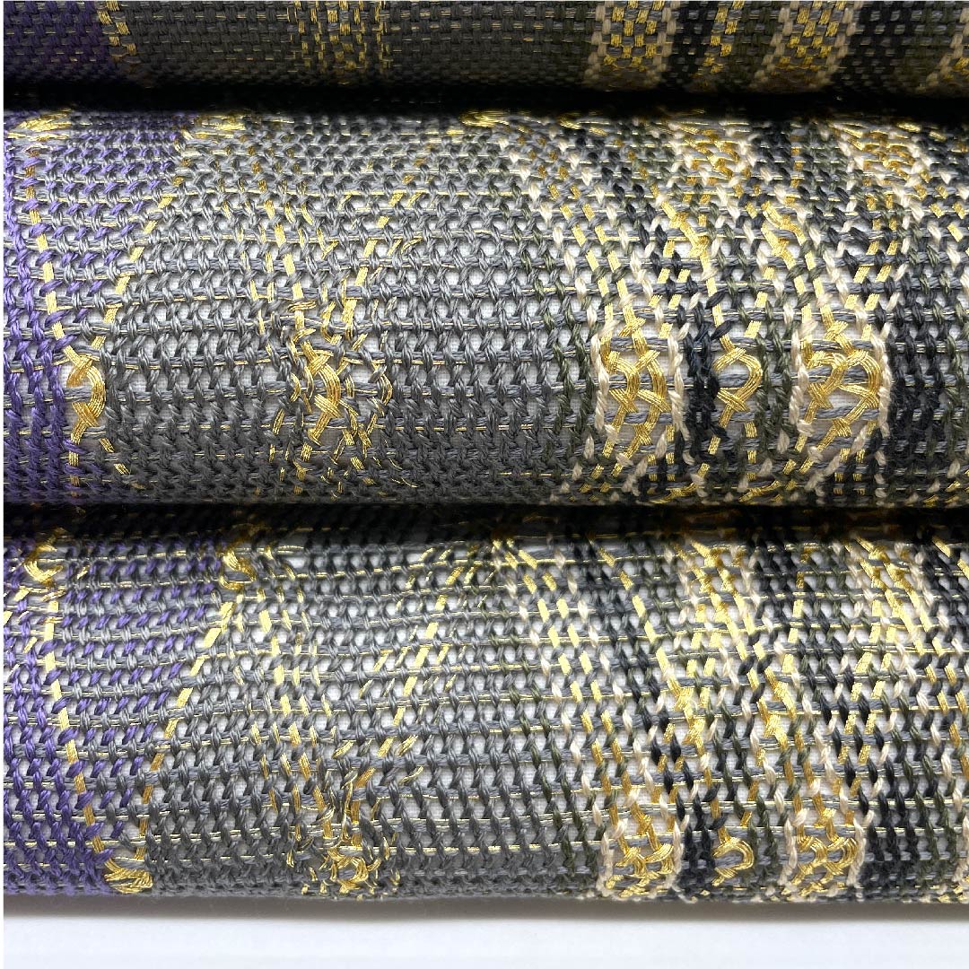 袋帯 組織り 幾何学模様 ひなや謹製 帯丈447cm 正絹 Sランク 全通 カジュアル グラデーション系 1123005622399