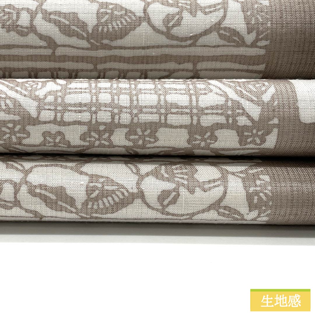 袋帯 正絹 更紗調 染帯 帯丈452cm Sランク 全通 カジュアル 白系 1123013142411