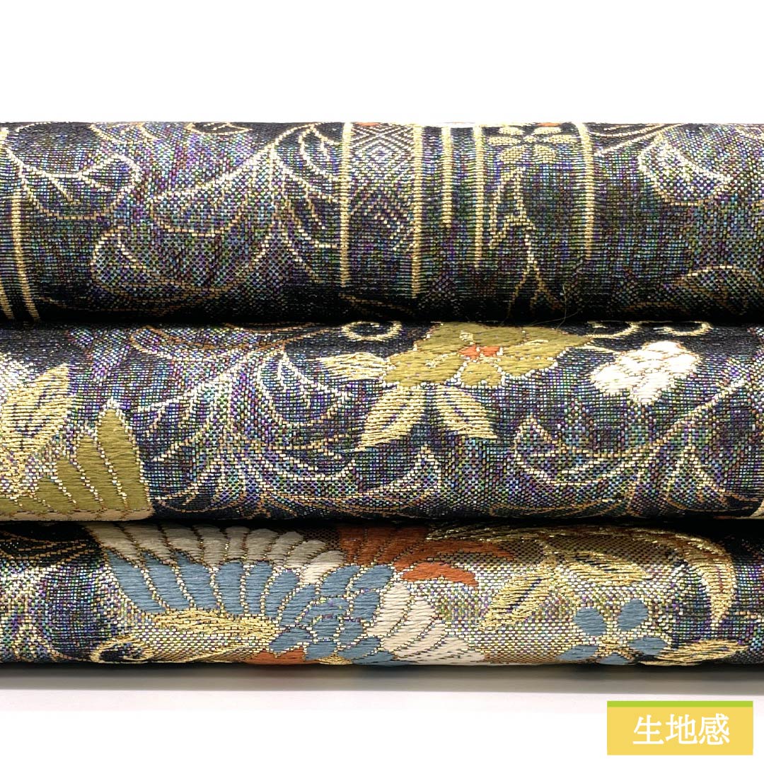 袋帯 正絹 留袖用 華文 鳳凰 唐花 帯丈440cm Sランク 六通 フォーマル グラデーション系 1123014322399