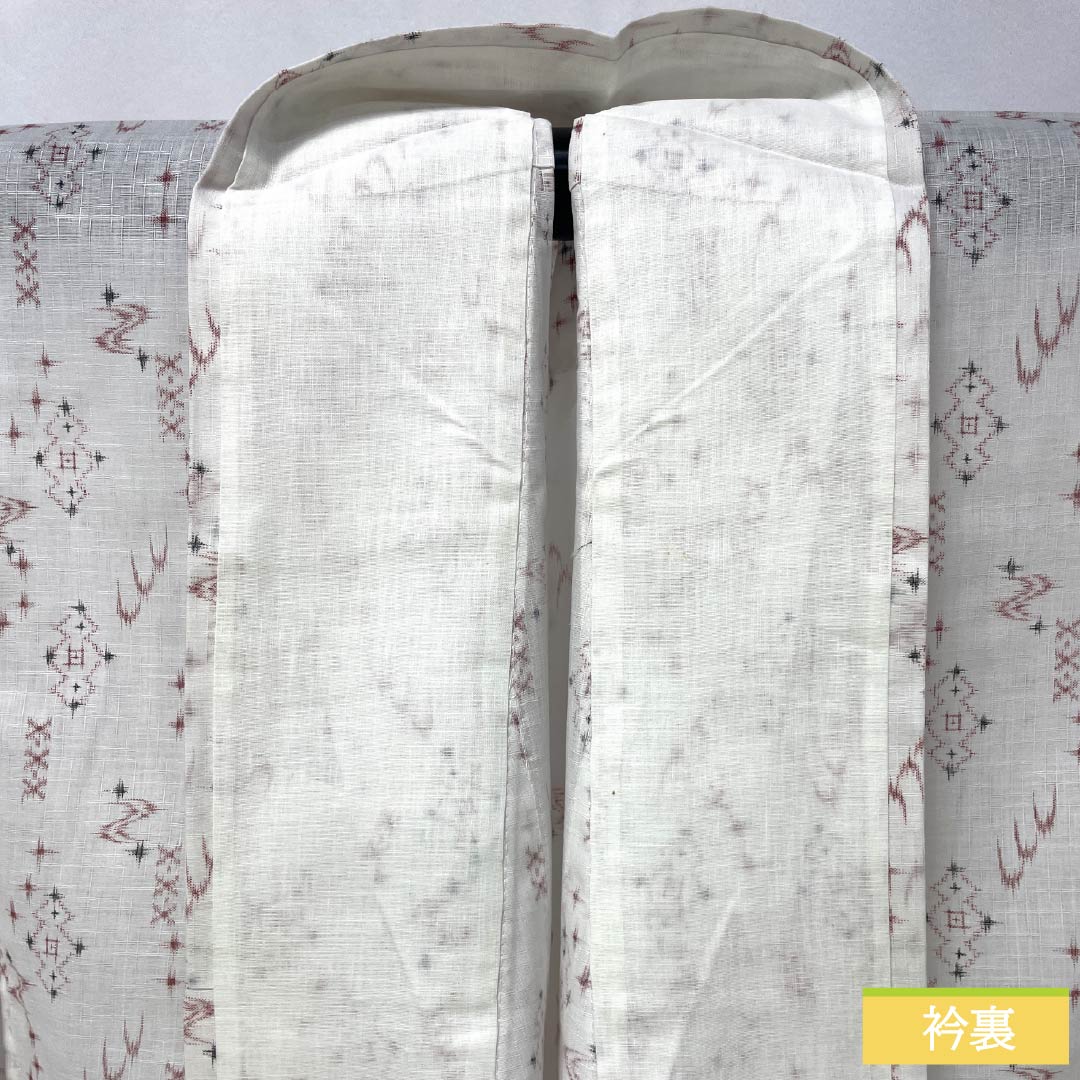 Yukata 65% Polyester, 35% Cotton Length 148cm Sleeve length 62.5cm A rank Single layer White Kasuri style 1118005433111