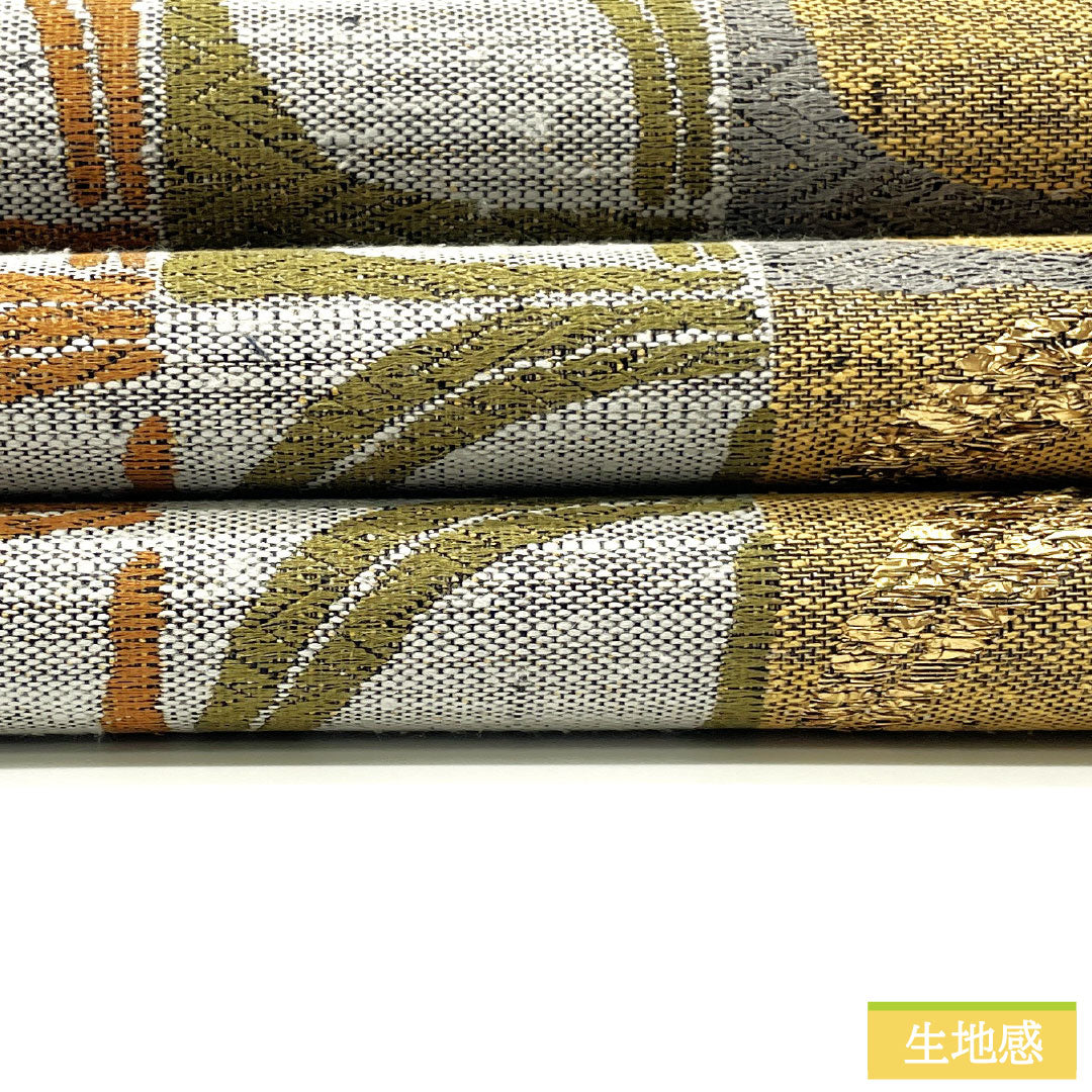 m-2 花兎　正絹　紬地　両面　全通　袋帯 楽天市場】【新古品】 袋帯 未使用 正絹 紬 作家物 落款 手染め グレー