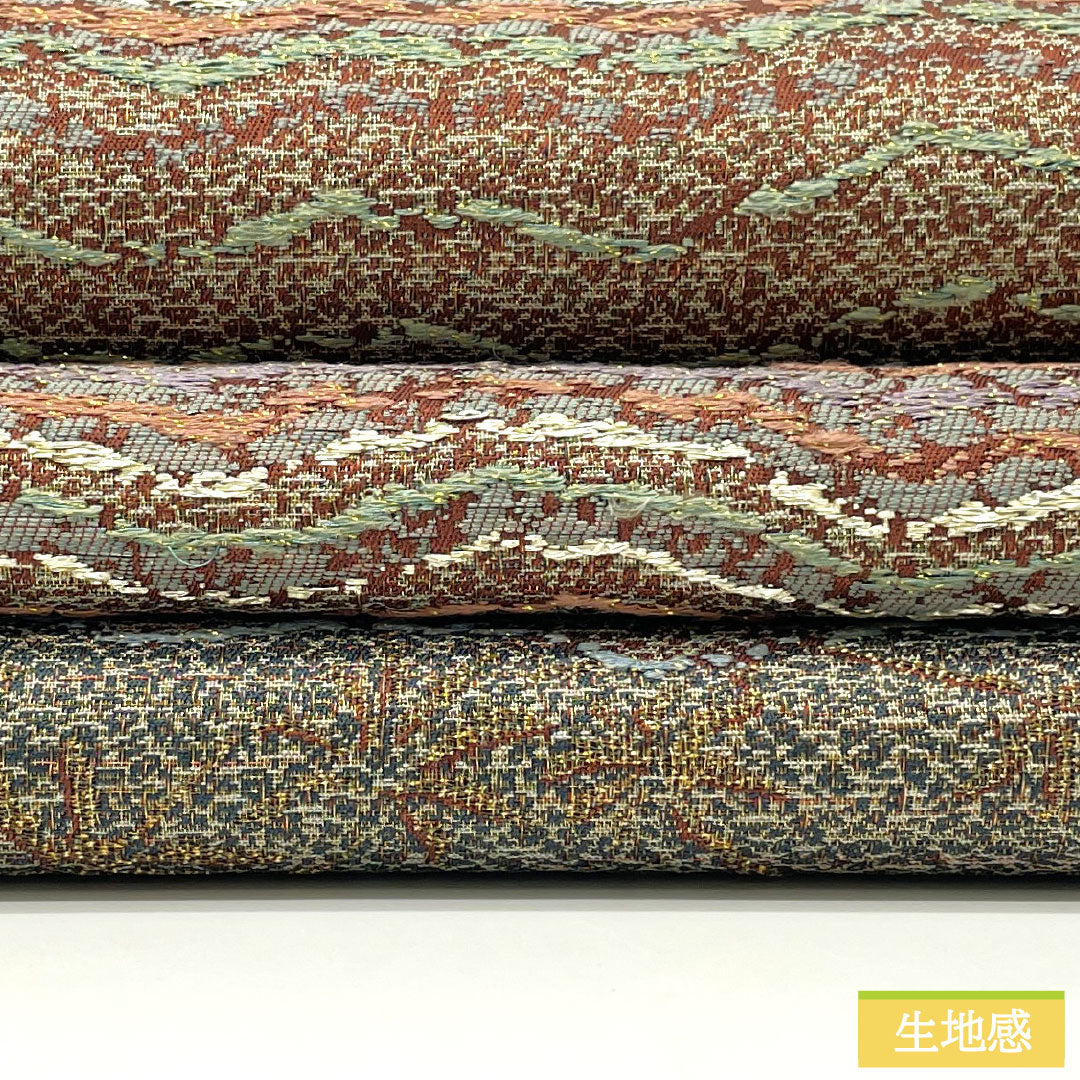 リサイクル着物】袋帯 正絹 Sランク 抽象模様 帯丈426cm 六通