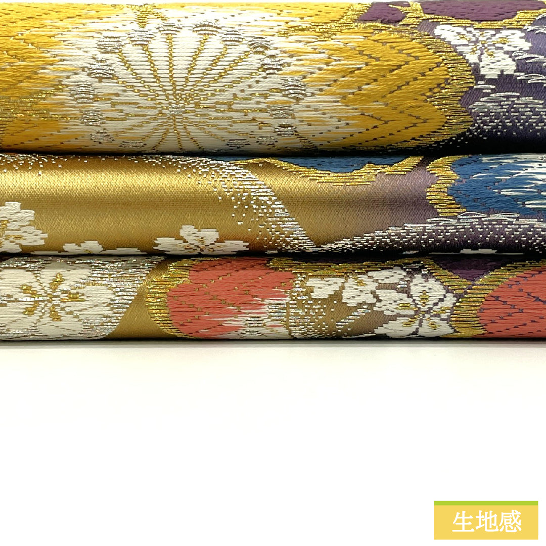 袋帯 正絹 Sランク 桜 西陣織 SAKU・華 LONG VARIE 帯丈444cm 六通 フォーマル グラデーション系 1123017272399