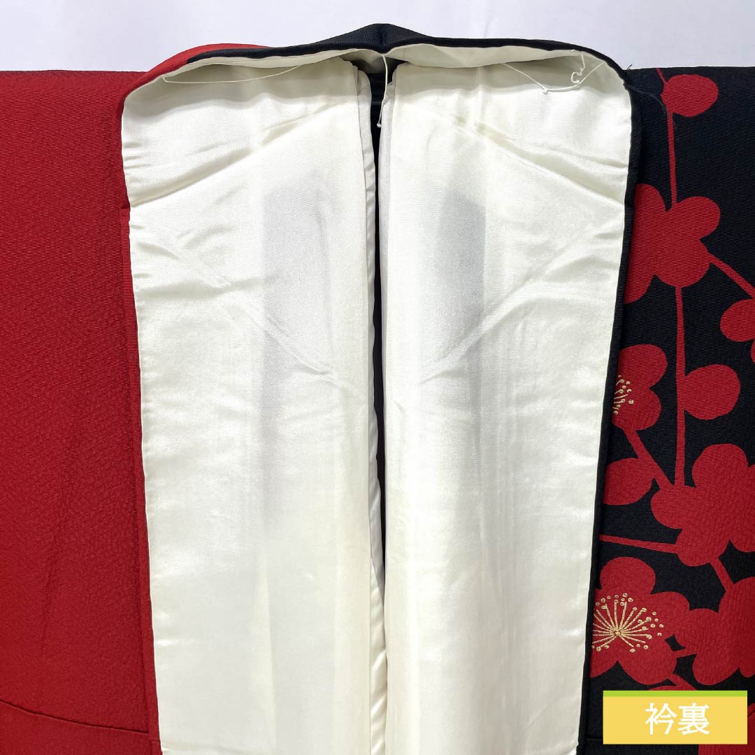 振袖 身丈156.5cm 裄丈69.5cm 正絹 逸品 【中古】 美品 振袖 身丈156cm 裄丈67.5cm L 袷 桂由美 やまと 落款あり 御所車