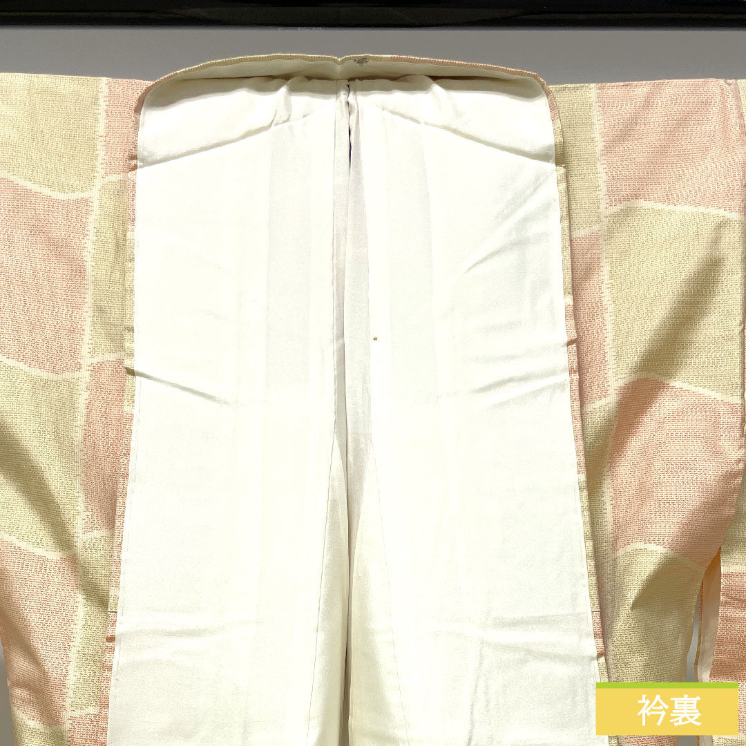 大島紬 正絹 身丈159.5cm 裄丈63.5cm  緯総絣 抽象模様 Sランク 袷 グラデーション系 1116003222399