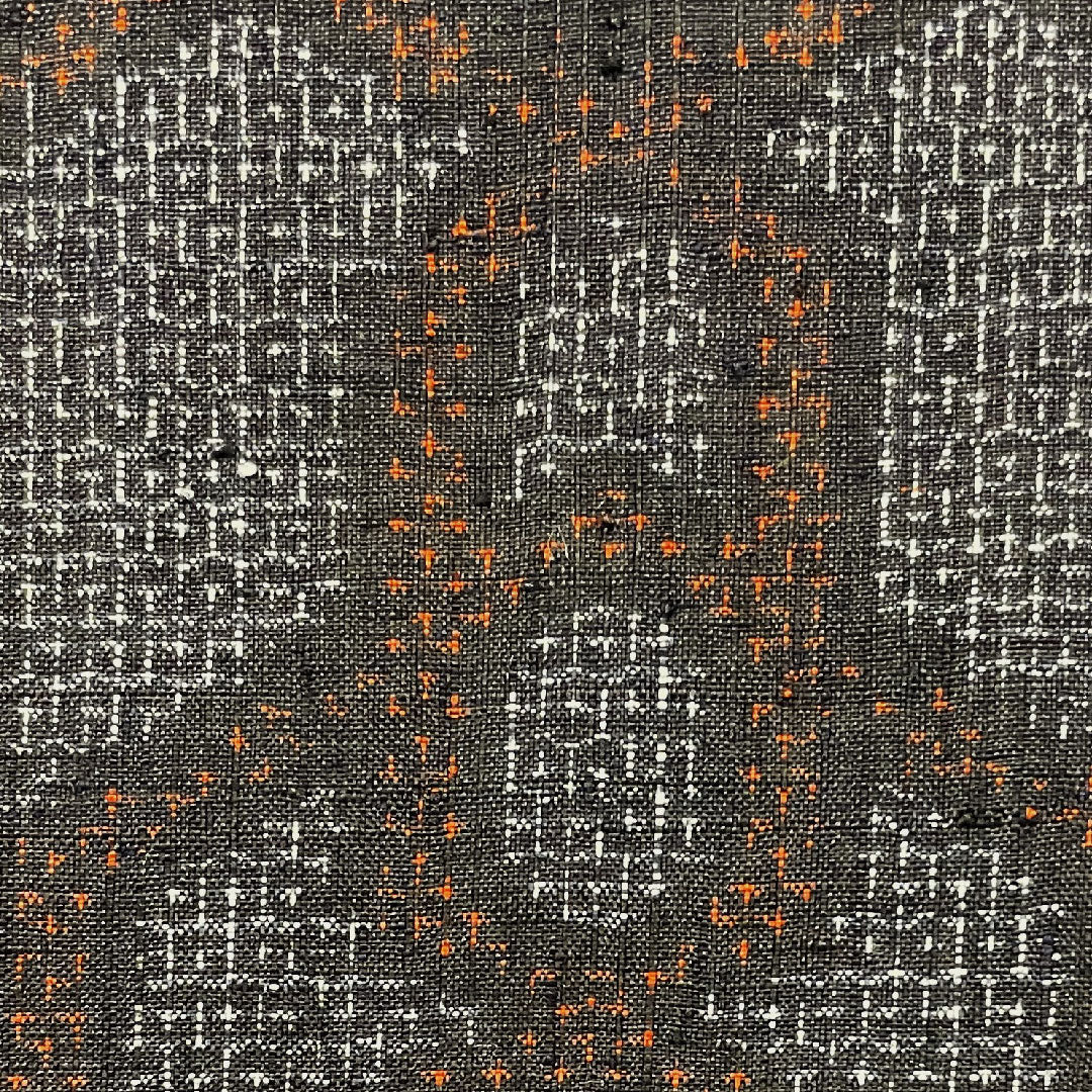 結城紬 身丈153cm 裄丈65cm 80亀甲 本場結城紬 三つ組み合い一重亀甲 正絹 Aランク 袷 黒系 1116000723210