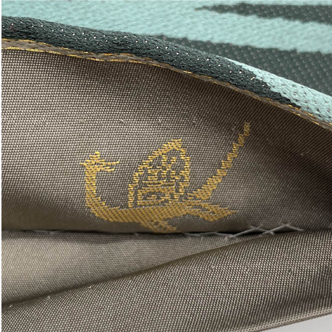 袋帯 消炭鼠色（けしずみねずみいろ） 白綾苑大庭 花柄 帯丈440cm 正絹 Sランク 六通 フォーマル グレー系 1123009362322