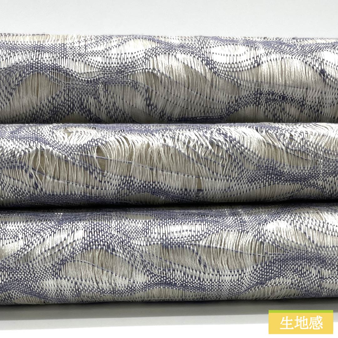 袋帯 正絹 櫛織 葉模様 帯丈442cm Sランク ポイント柄 カジュアル グラデーション系 1123013822399