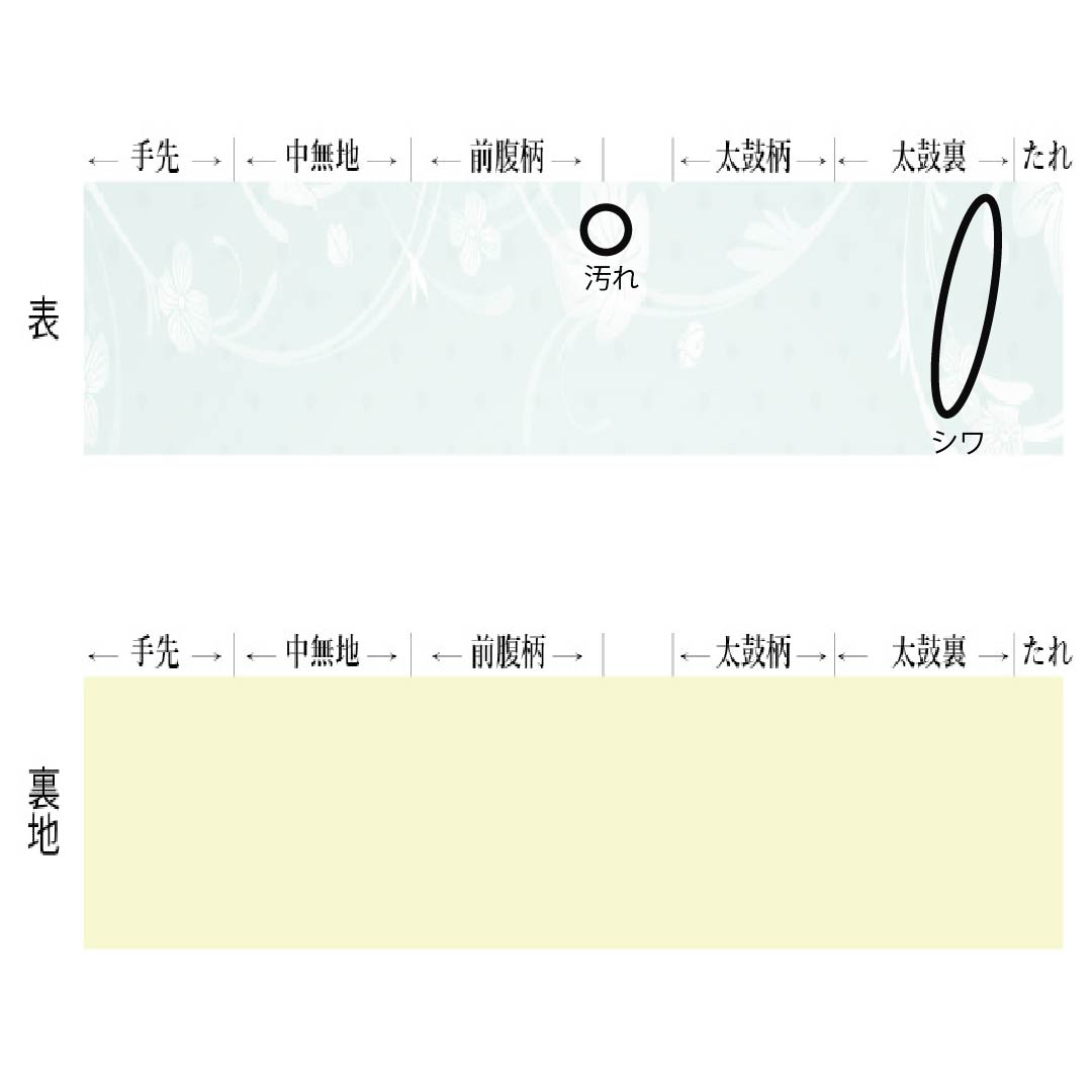 名古屋帯 正絹 Aランク 名古屋仕立て 桔梗納戸色（ききょうなんどいろ） 葡萄鼠色（ぶどうねずいろ） 薄鼠色（うすねずいろ） 鹿 帯丈364cm ポイント柄 カジュアル マルチカラー 1124014293328