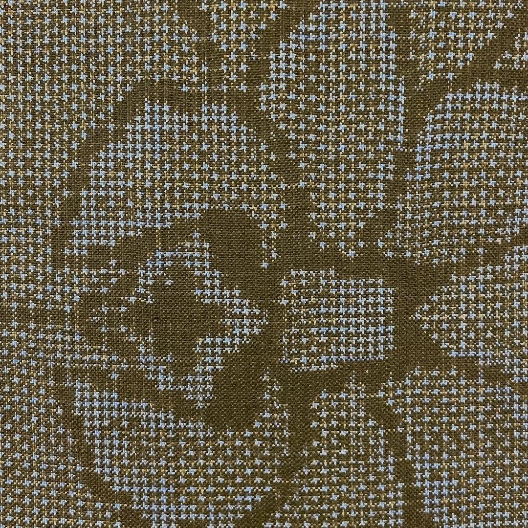 大島紬 身丈159cm 裄丈63cm 一元絣 唐草模様 正絹 Sランク 袷 紺系 1116000762318