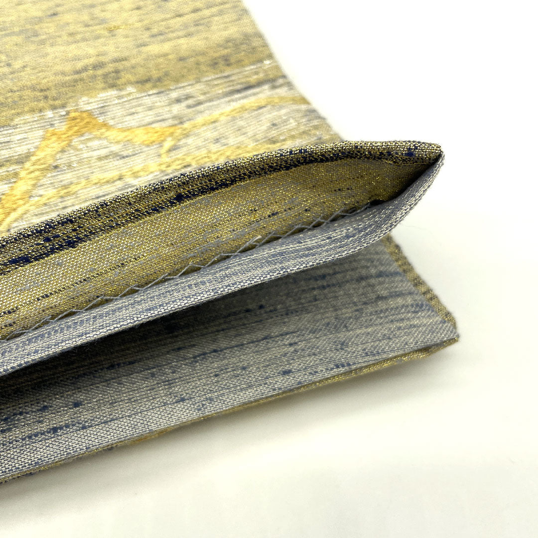 袋帯 ねん金糸 近藤悠三 帯丈438cm 正絹 Sランク 六通 フォーマル 金系 1123004622321