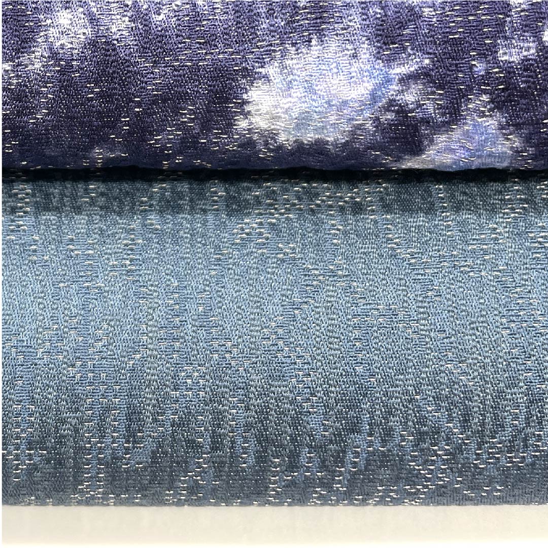 袋帯 雪輪 絞り 銀糸 帯丈448cm 正絹 Aランク ポイント柄 セミフォーマル グラデーション系 1123006143399