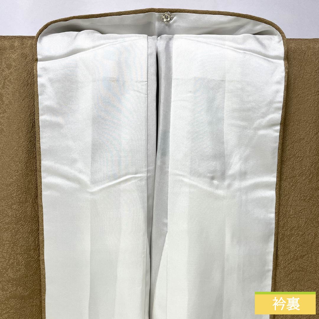 訪問着 正絹 Aランク 袷 身丈164.5cm 裄丈63cm 淡朽葉色（うすくちばいろ） 抽象模様 ベージュ系 1112007463425