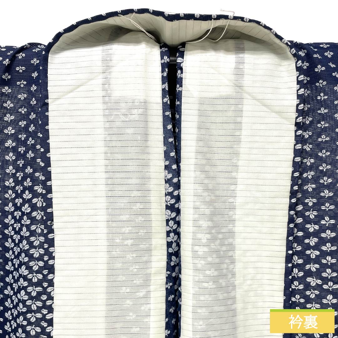 リサイクル着物】夏物 ポリエステル 小紋 Sランク 身丈162cm 裄丈66.5