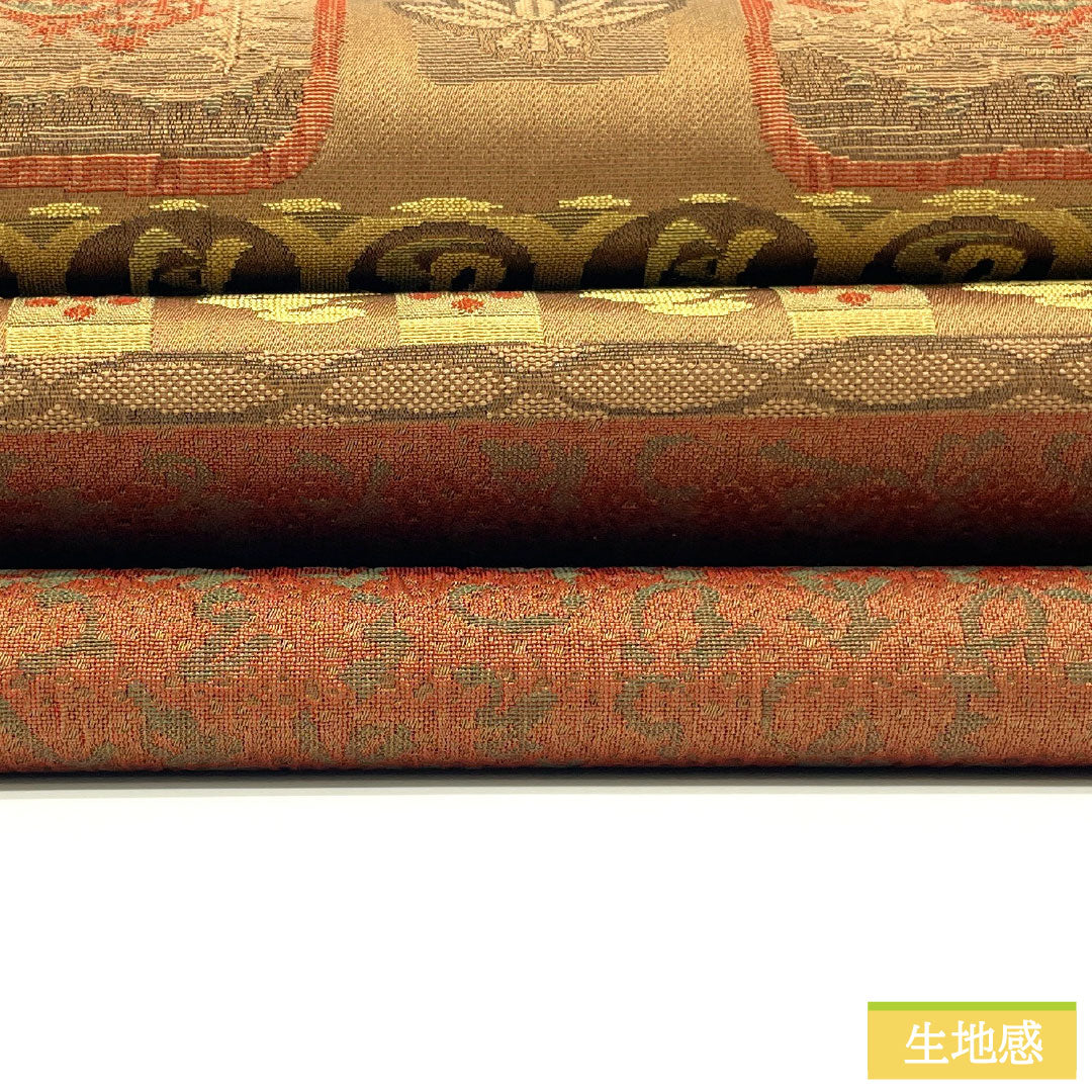 袋帯 正絹 Sランク 小池織物 西陣織 証紙番号2195 リバーシブル  帯丈426cm 六通 カジュアル グラデーション系 1123016702399